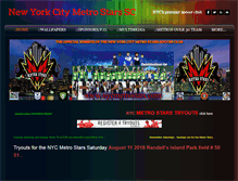 Tablet Screenshot of nycmetrostars.com